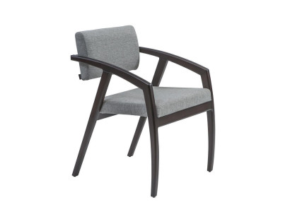 Chair with Armrests Upholstery Seat Dining room Wood Design Luxury Style new